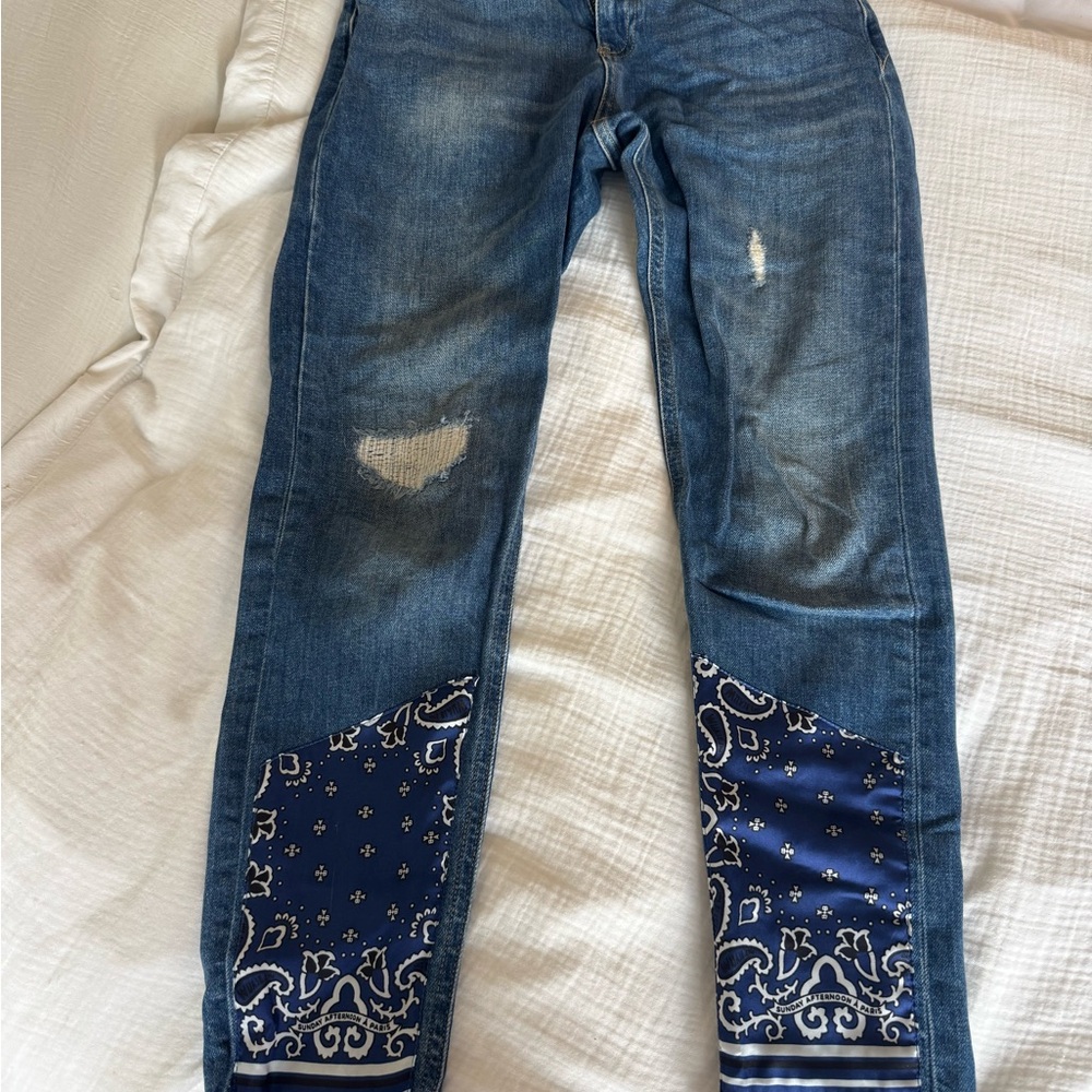 Scotch & Soda Bandana Blue Women's Jeans